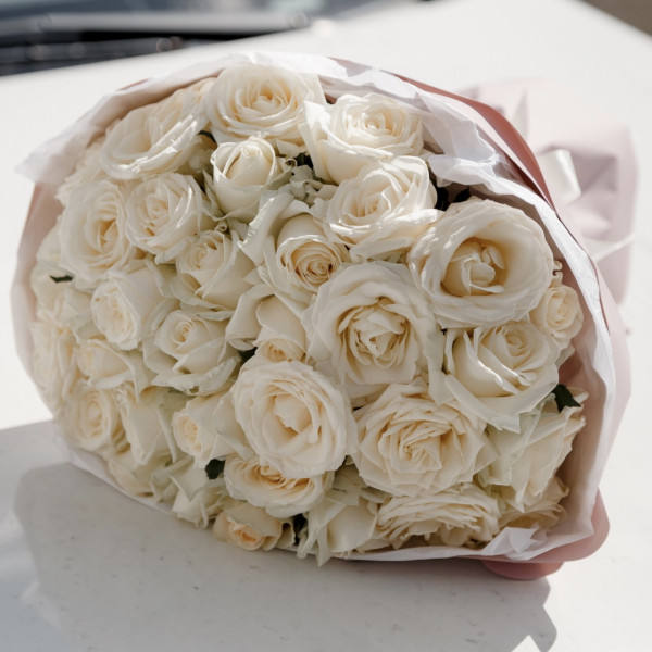 Букет «35 белых роз»