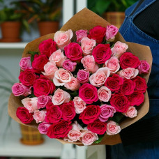 Букет «51 роза 50 см»