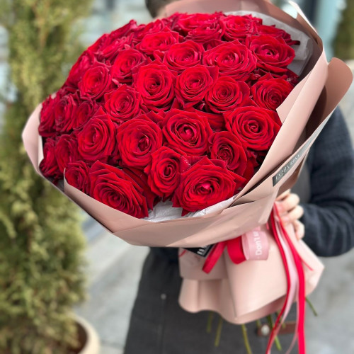 Букет «51 роза 40 см»